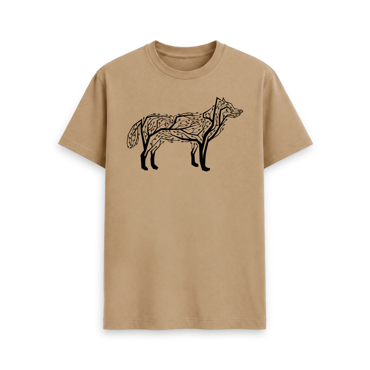 Sand Printed T-shirt Front