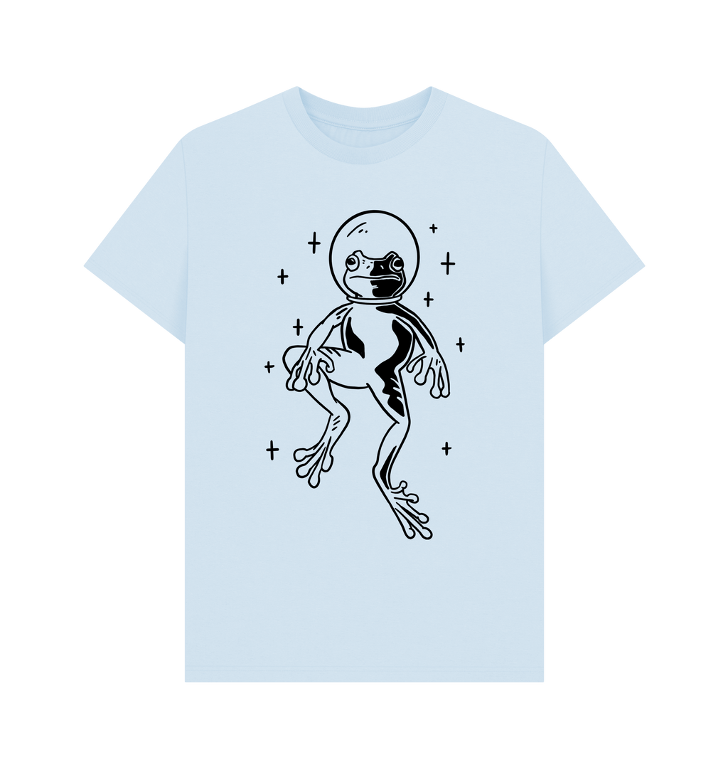 Sky Blue Printed T-shirt Front