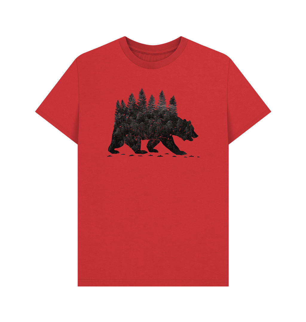 Red Printed T-shirt Front