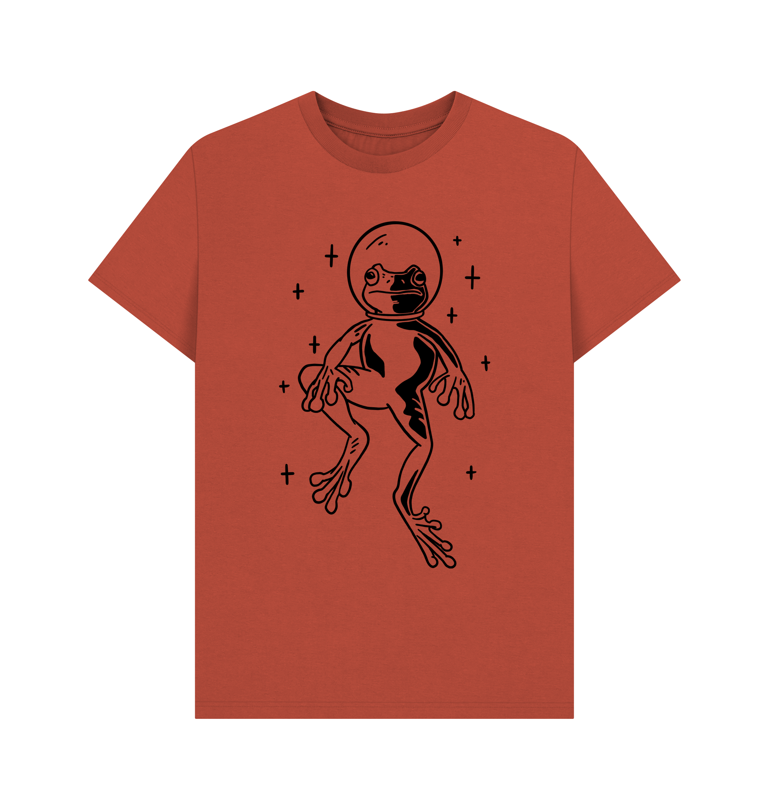 Rust Printed T-shirt Front