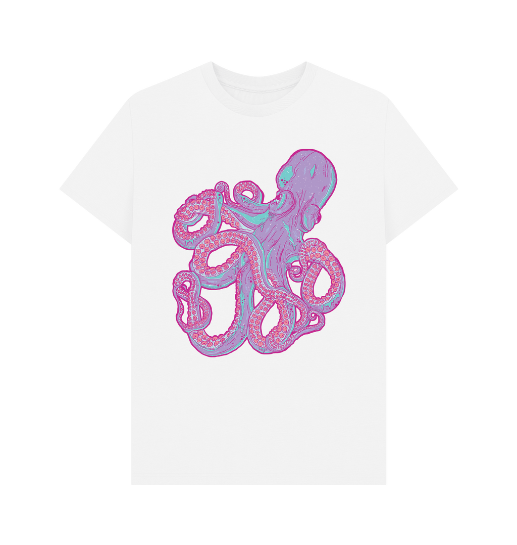 White Printed T-shirt Front