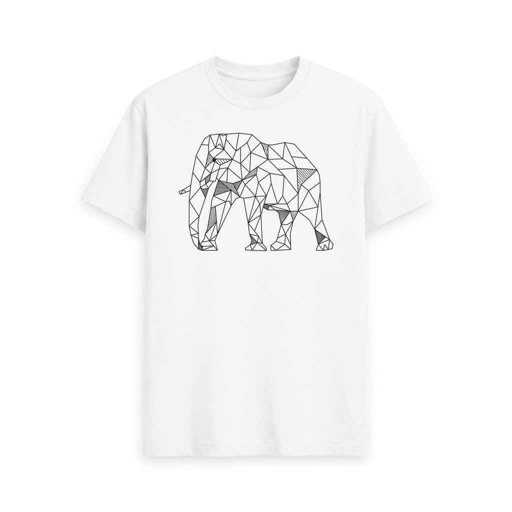 White Printed T-shirt Front