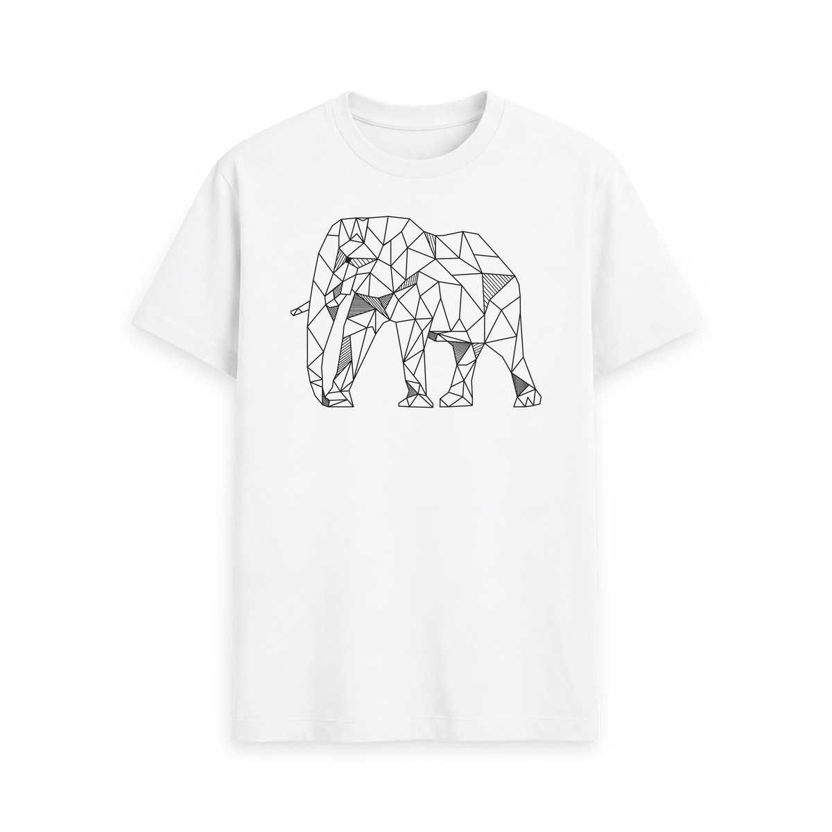 White Printed T-shirt Front