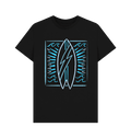 Black Printed T-shirt Front