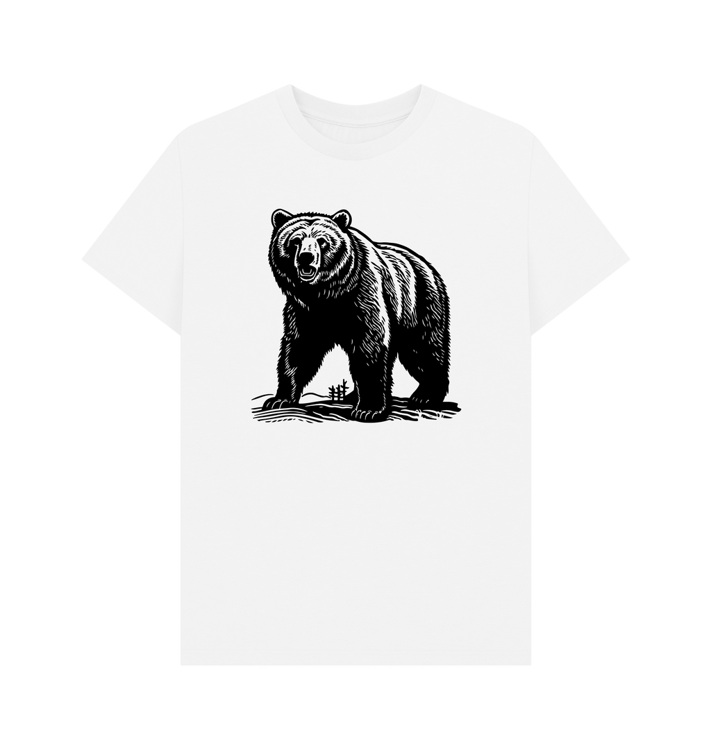 White Printed T-shirt Front