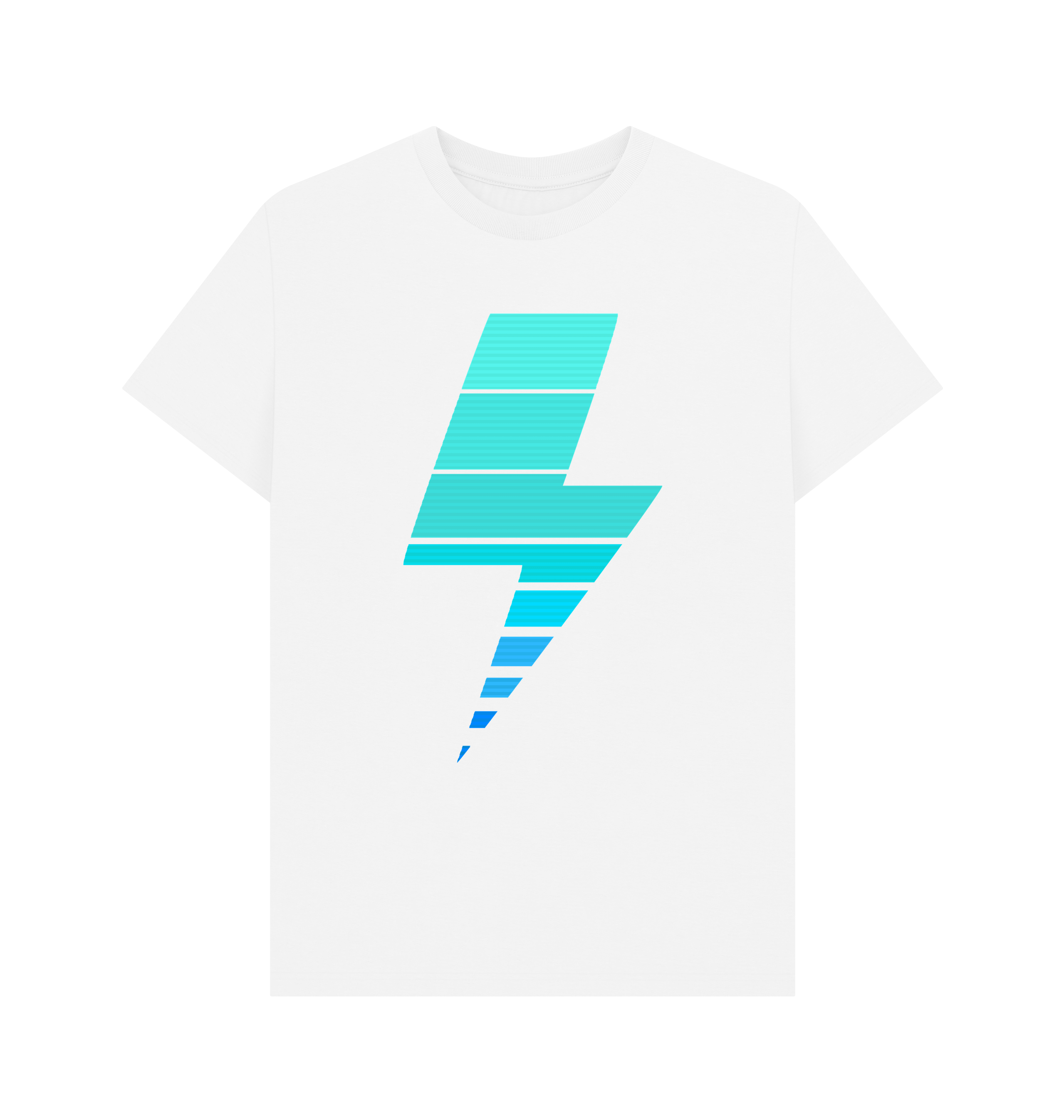 White Printed T-shirt Front