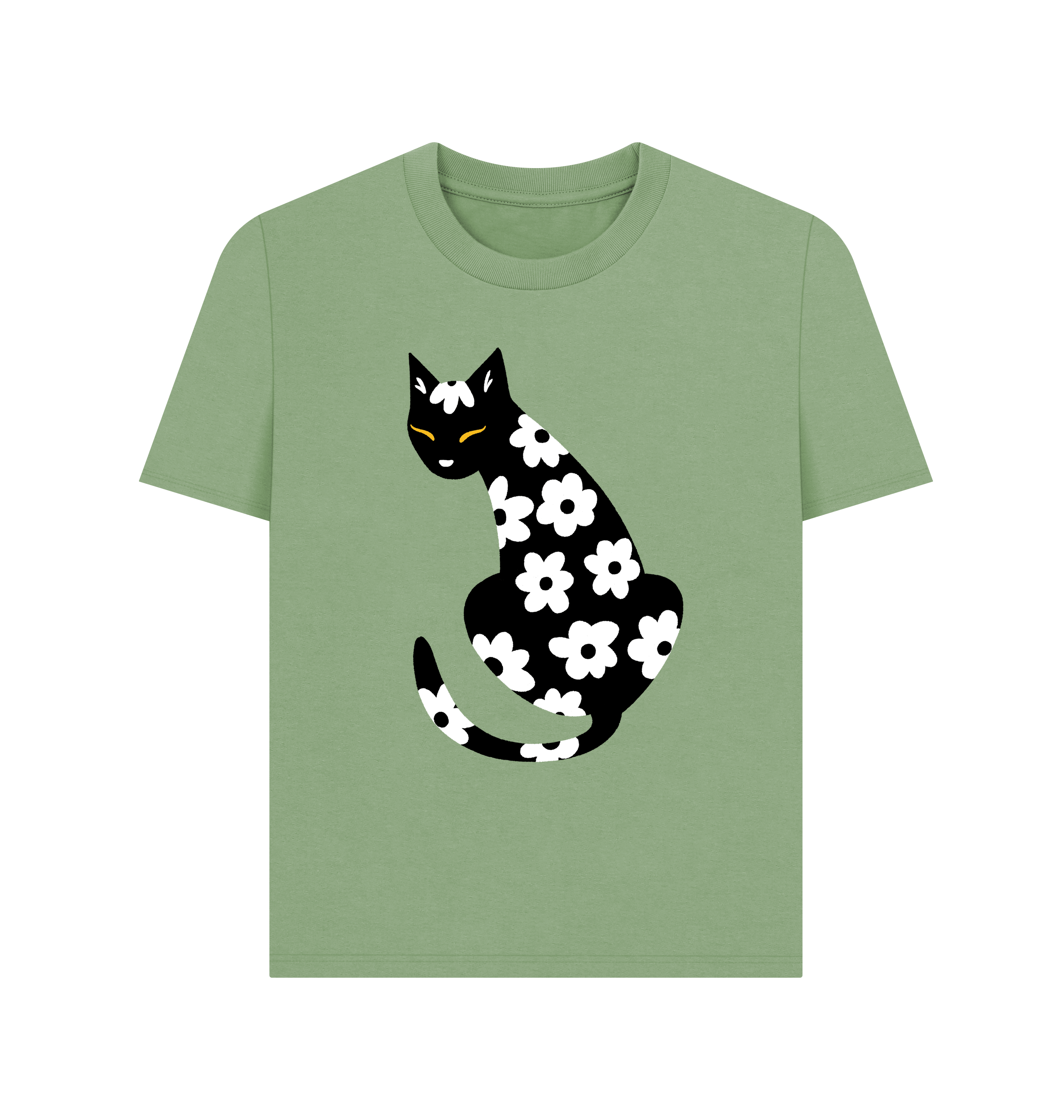 Sage Printed T-shirt Front