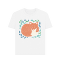 White Printed T-shirt Front