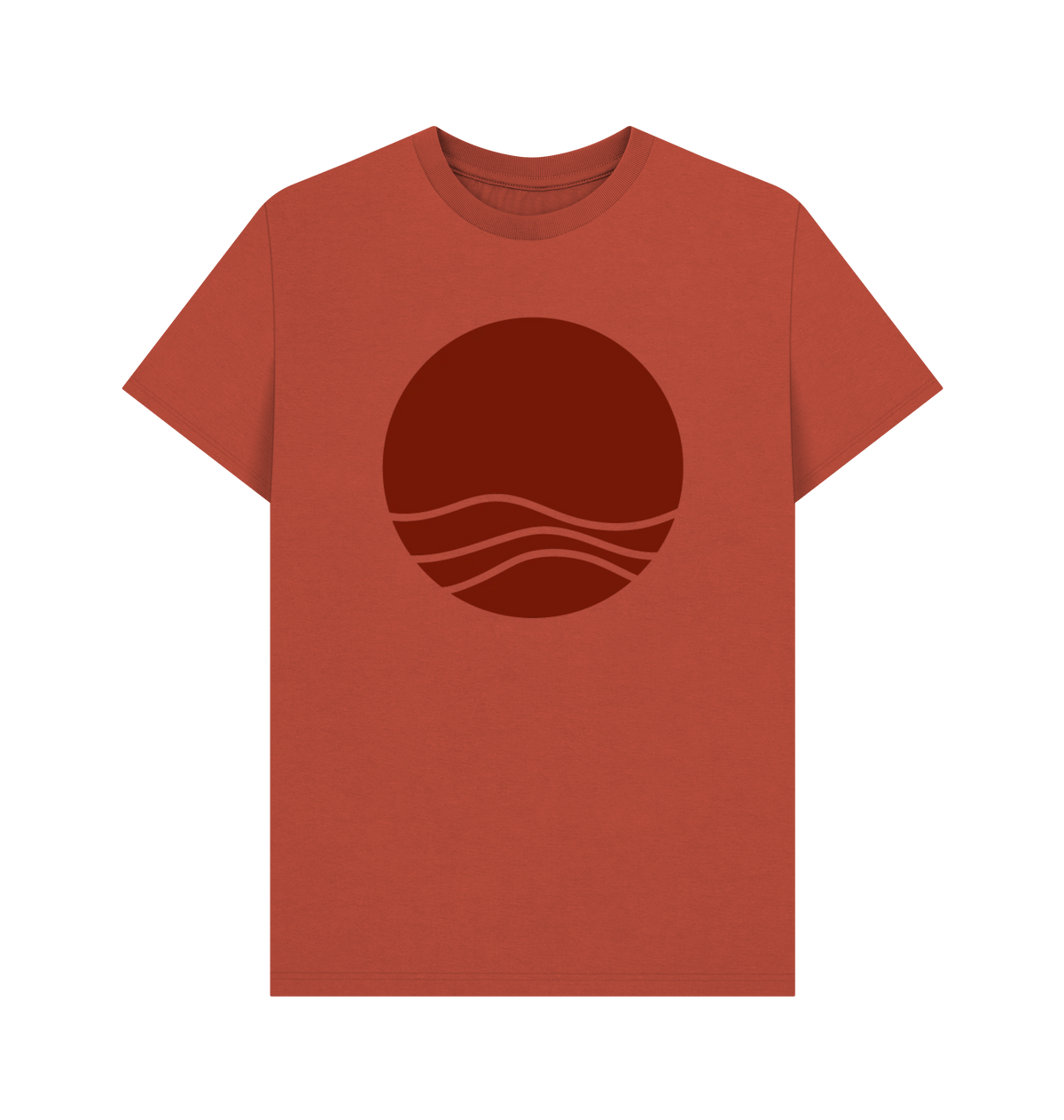 Rust Printed T-shirt Front
