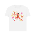 White Printed T-shirt Front