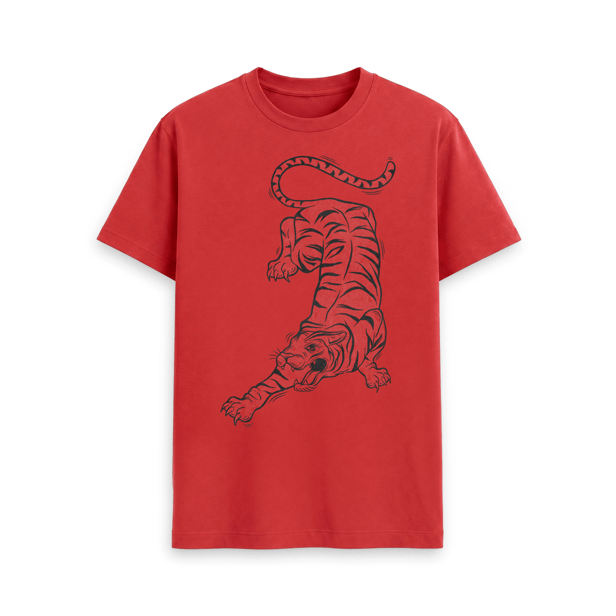 Red Printed T-shirt Front