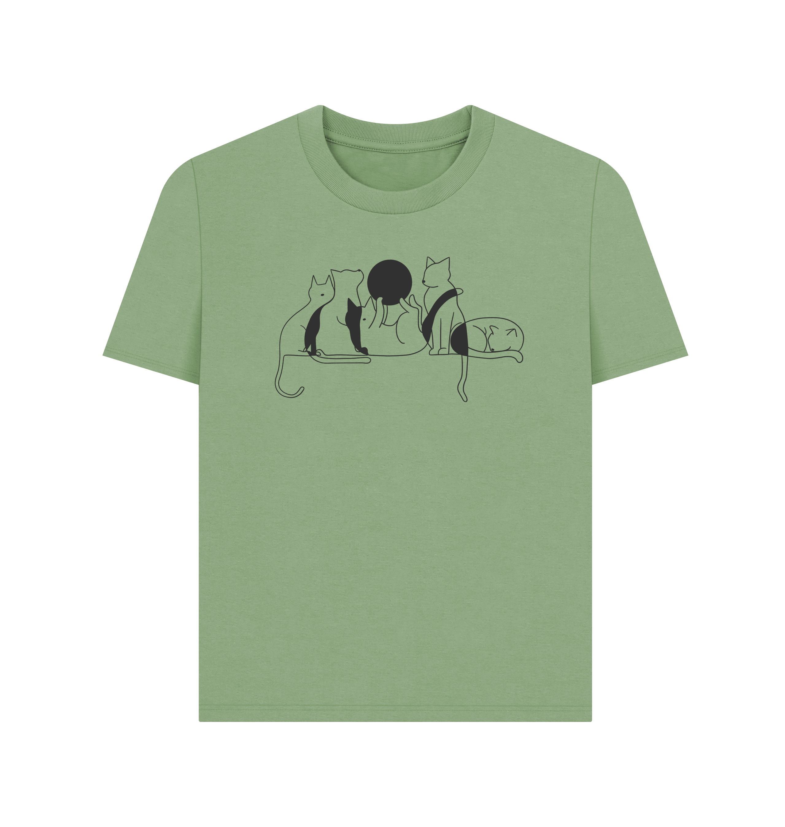 Sage Printed T-shirt Front