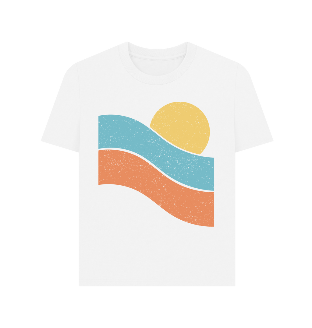 White Printed T-shirt Front