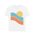 White Printed T-shirt Front