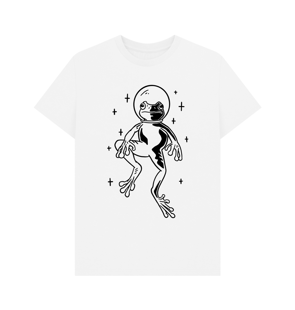 White Printed T-shirt Front