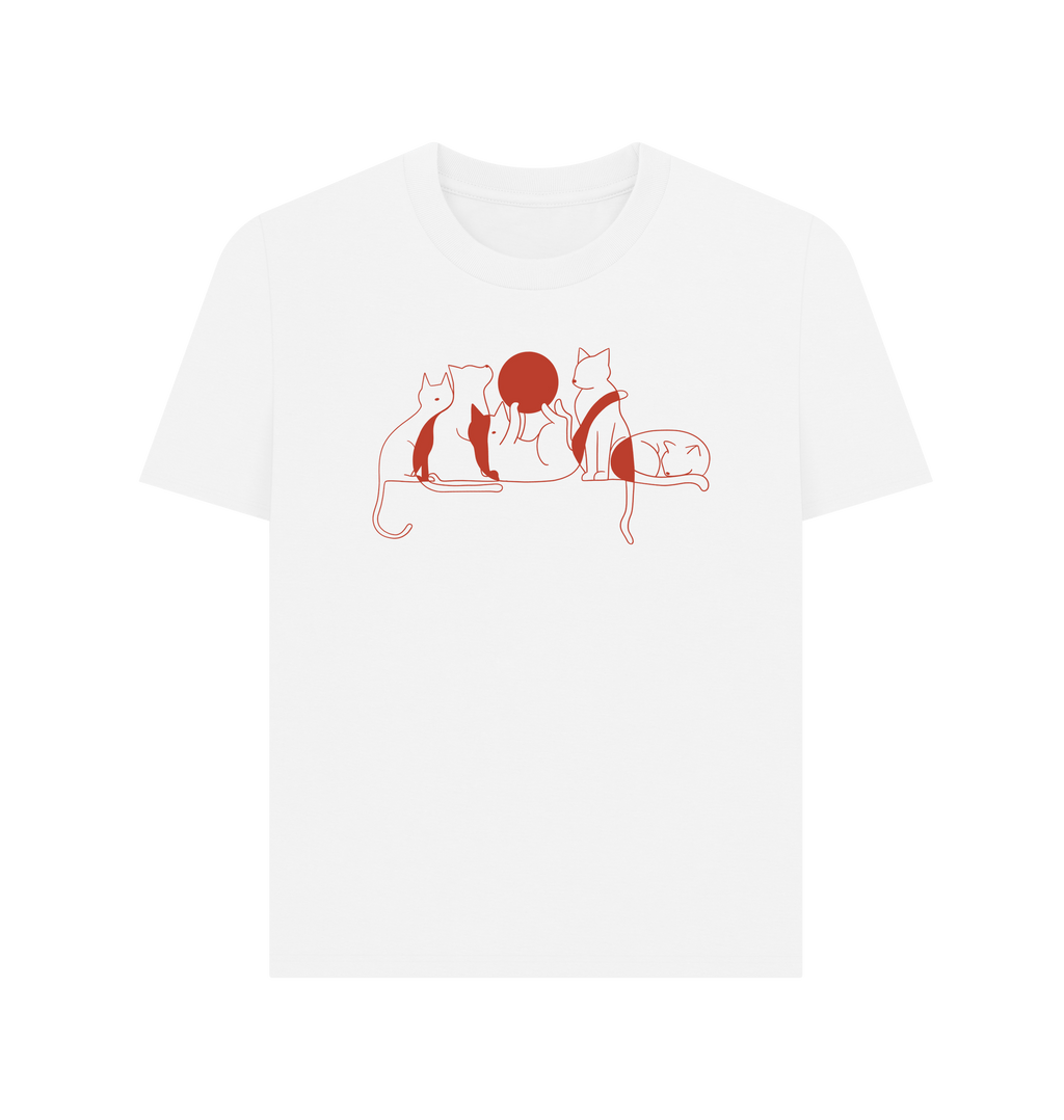 White Printed T-shirt Front