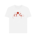 White Printed T-shirt Front