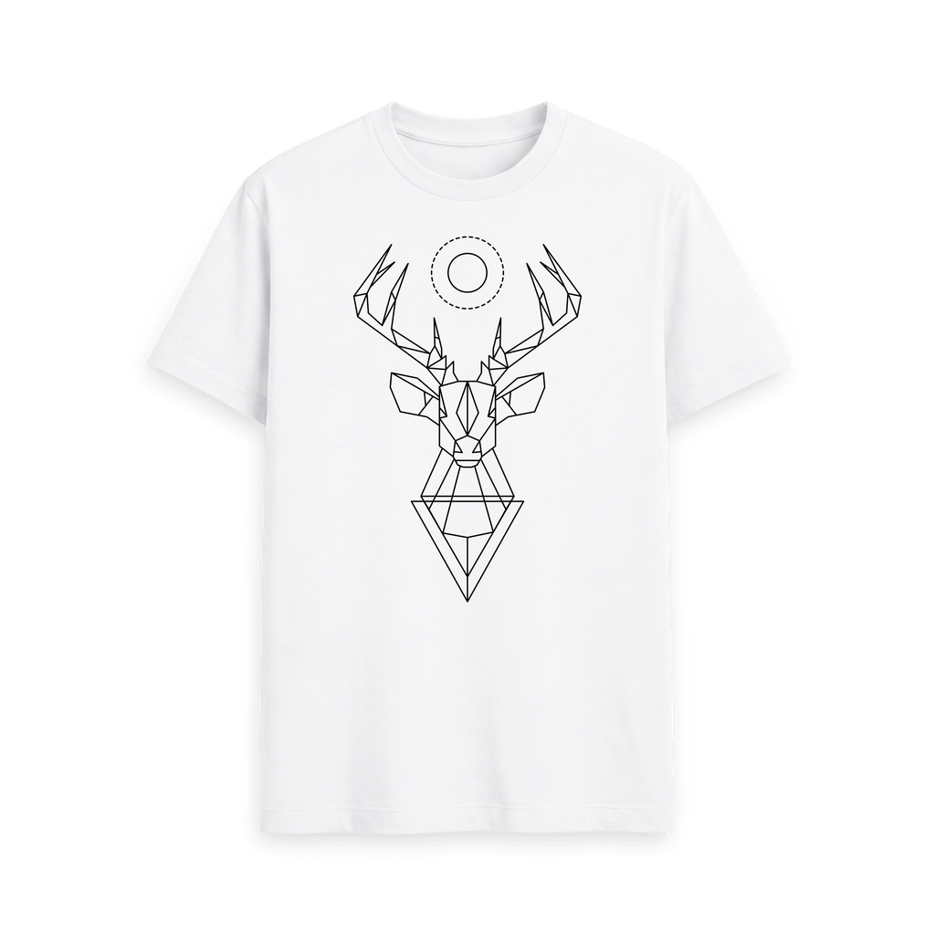 White Printed T-shirt Front