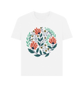 White Printed T-shirt Front
