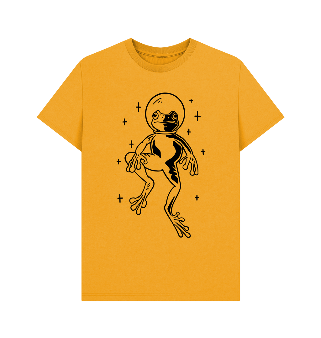 Mustard Printed T-shirt Front