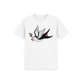 White Printed Kids T-Shirt Front