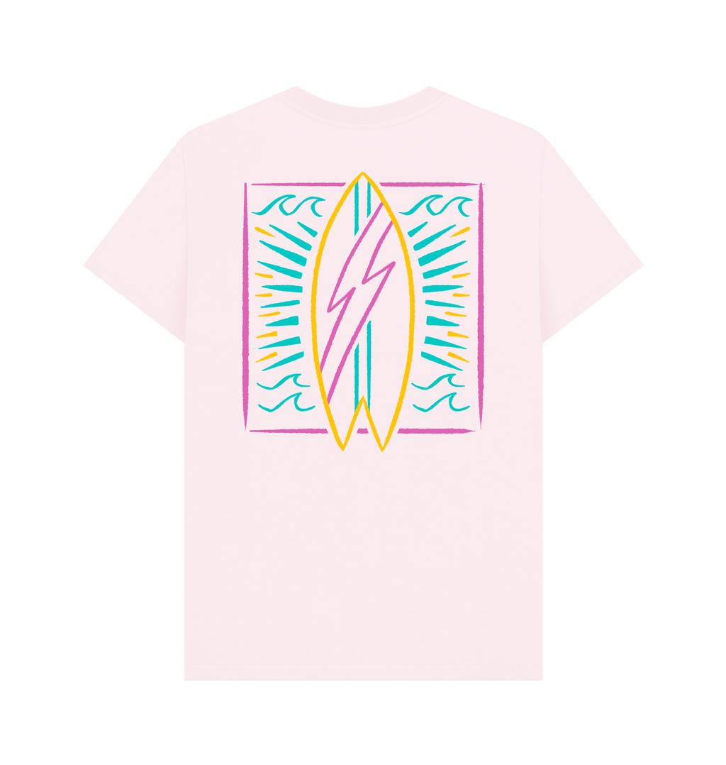 Pink Printed T-shirt Back