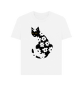 White Printed T-shirt Front