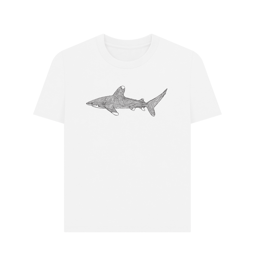 White Printed T-shirt Front