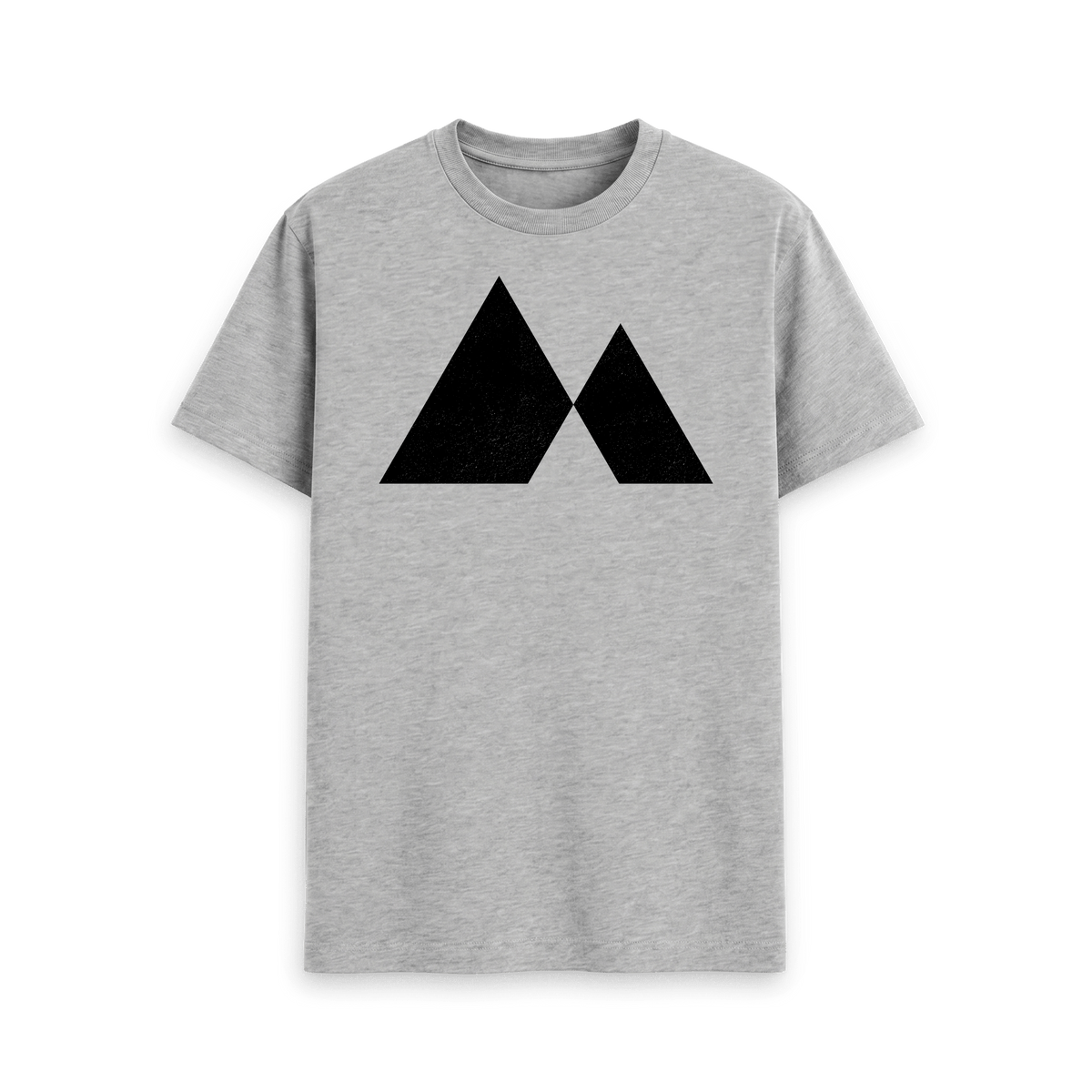 Athletic Grey Printed T-shirt Front