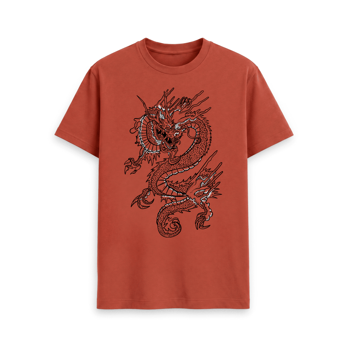 Rust Printed T-shirt Front