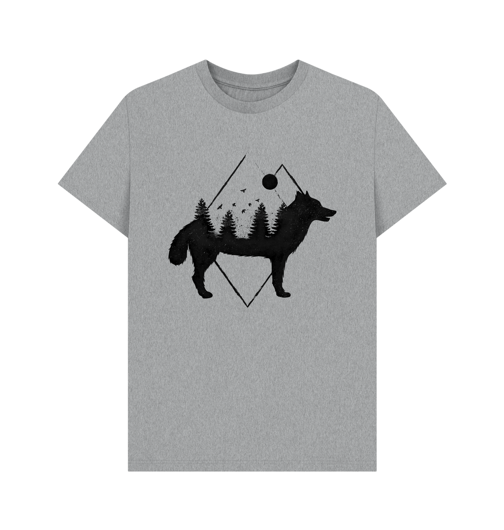 Athletic Grey Printed T-shirt Front
