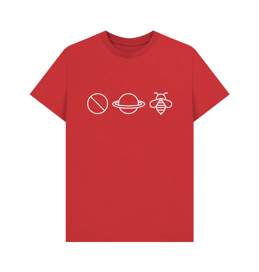 Red Printed T-shirt Front