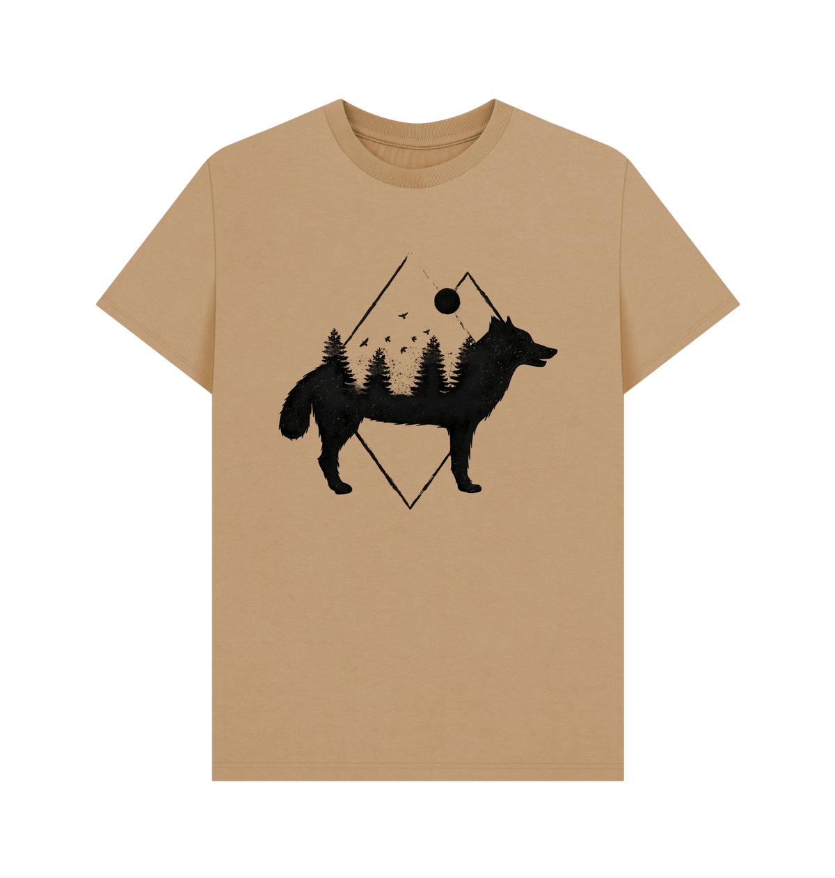 Sand Printed T-shirt Front