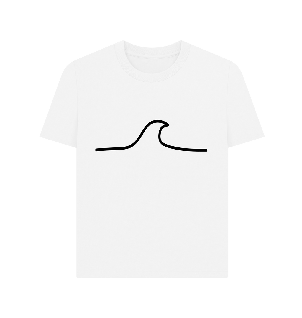 White Printed T-shirt Front