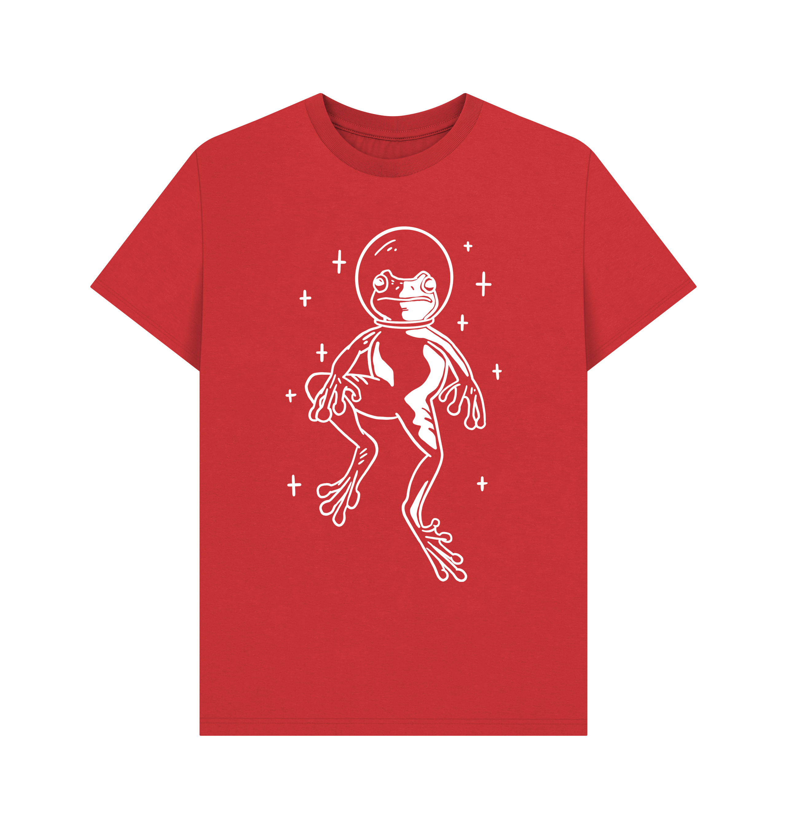 Red Printed T-shirt Front