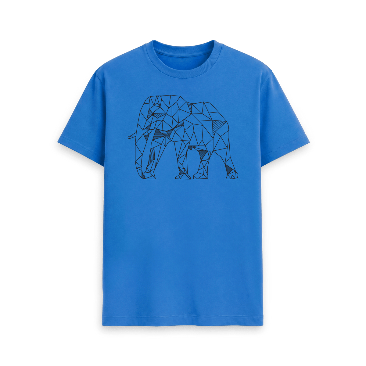 Bright Blue Printed T-shirt Front