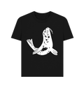 Black Printed T-shirt Front