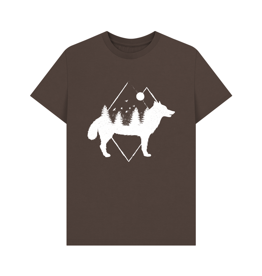 Chocolate Printed T-shirt Front