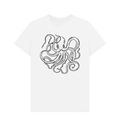 White Printed T-shirt Front