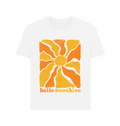 White Printed T-shirt Front