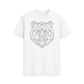 White Printed T-shirt Front