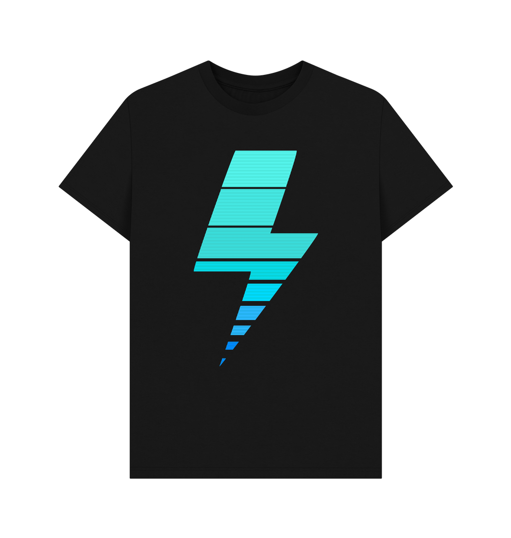 Black Printed T-shirt Front