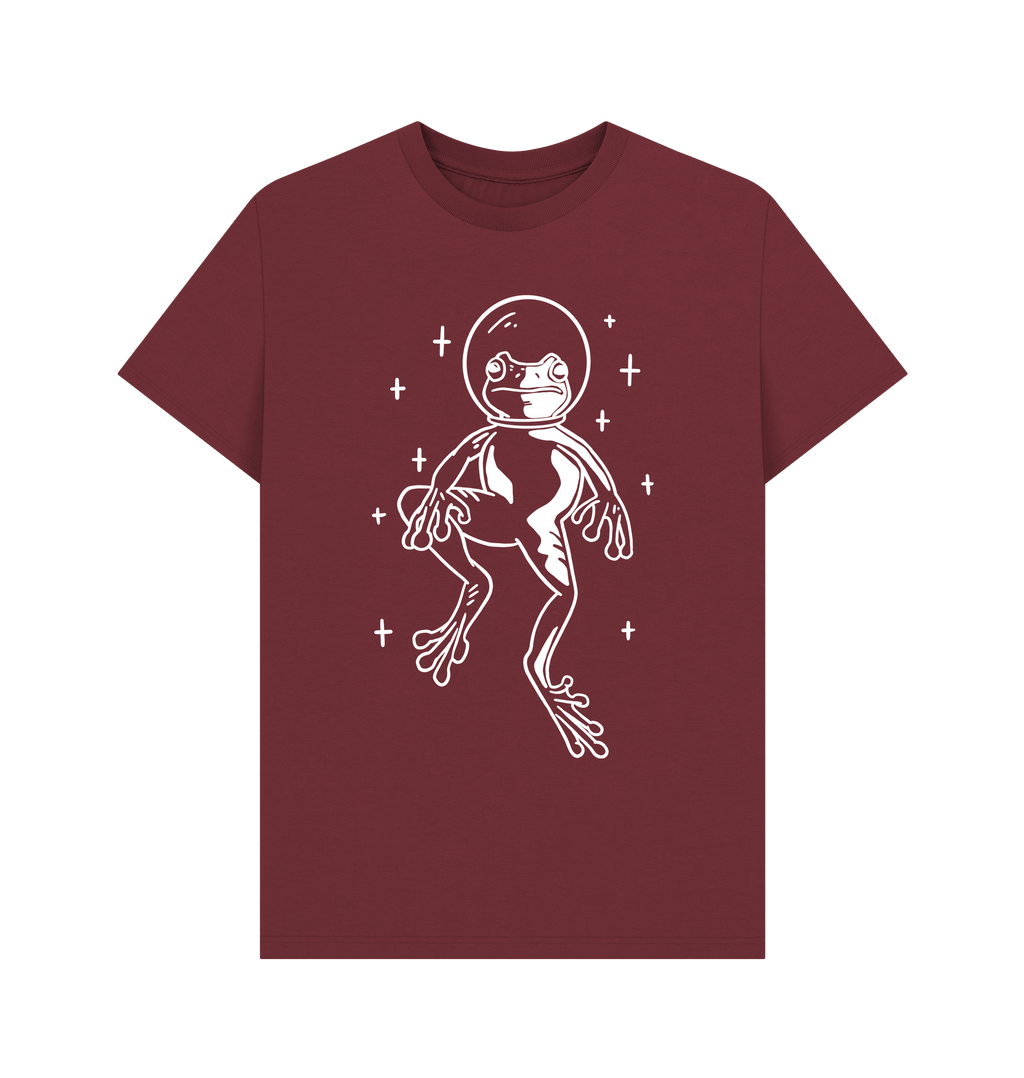 Red Wine Printed T-shirt Front