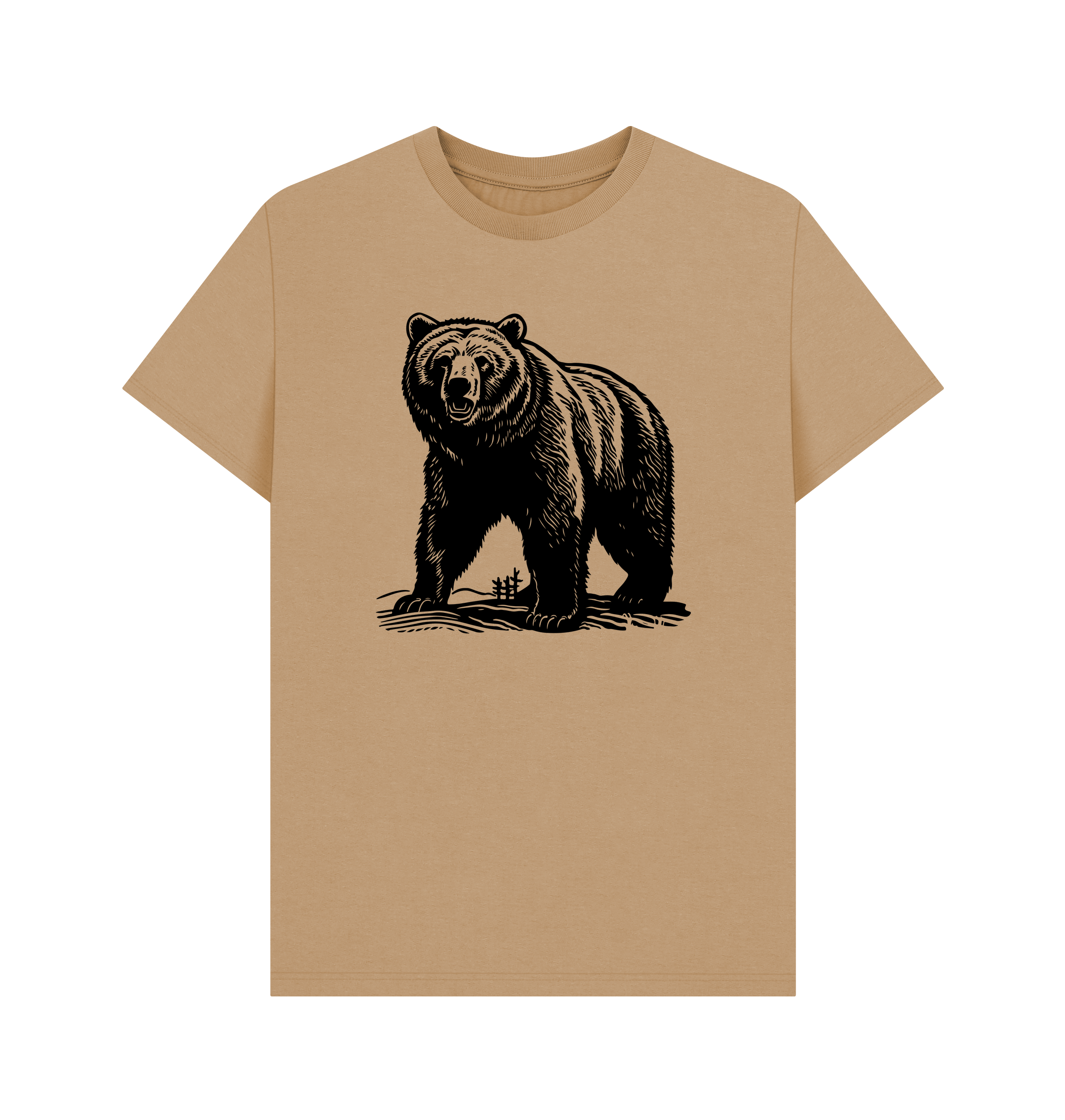 Sand Printed T-shirt Front