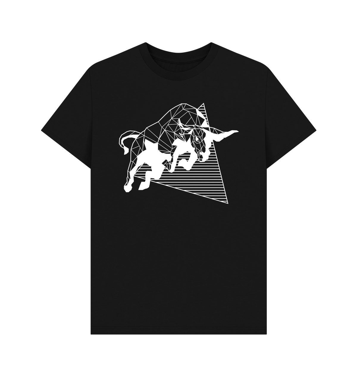 Black Printed T-shirt Front