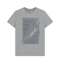 Athletic Grey Printed T-shirt Front