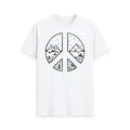 White Printed T-shirt Front
