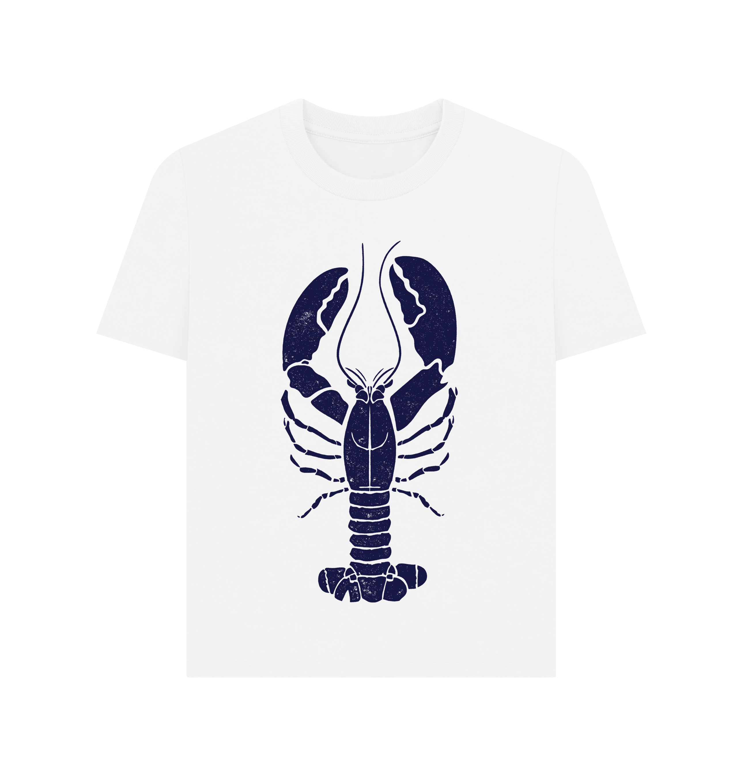 White Printed T-shirt Front