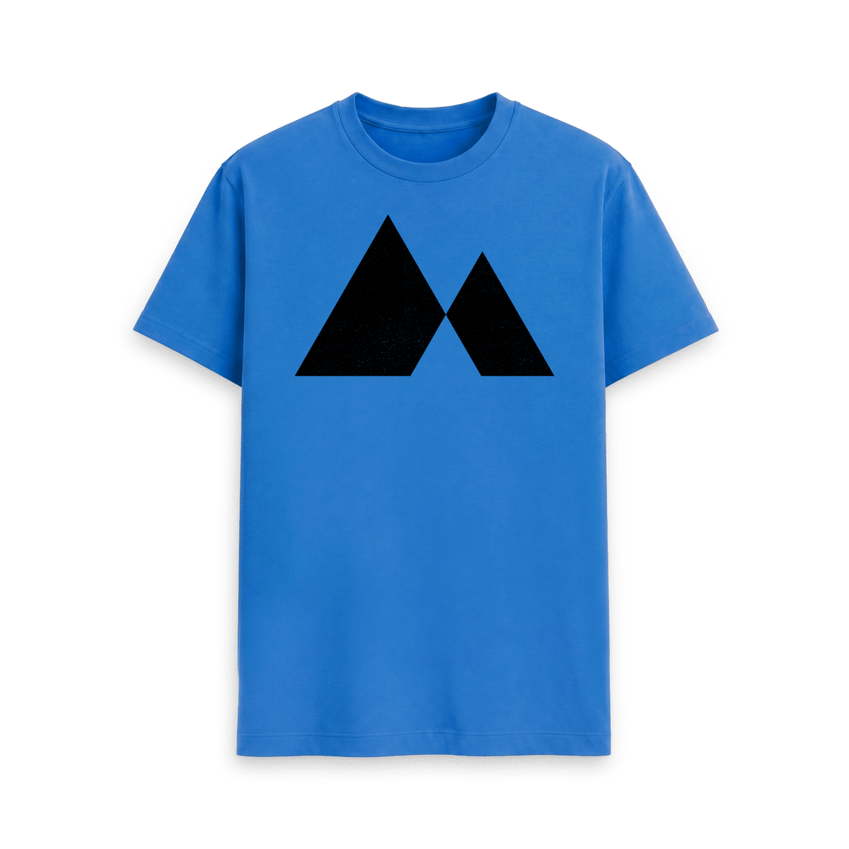 Bright Blue Printed T-shirt Front
