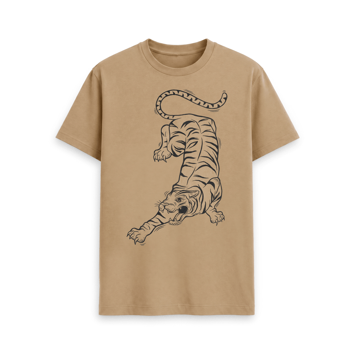 Sand Printed T-shirt Front